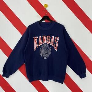 University Kansas Sweatshirt Kansas Crewneck Kansas Jayhawks